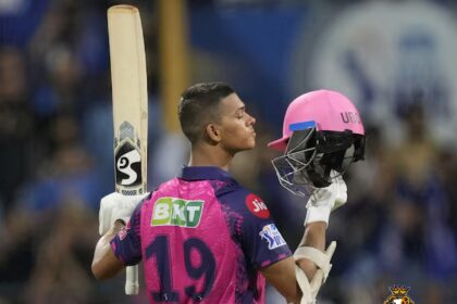 Yashasvi Jaiswal RR vs MI from IPL 2023 Match 42