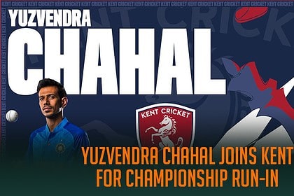 Yuzvendra Chahal Joins Kent For Championship Run-in