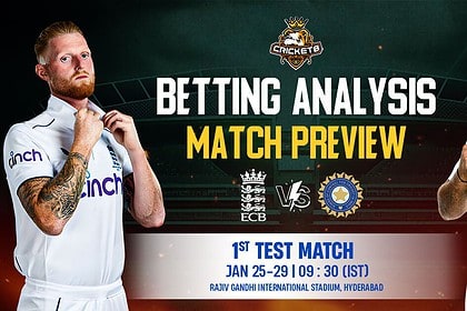 India vs England 1st Test Match - Betting Analysis & Preview