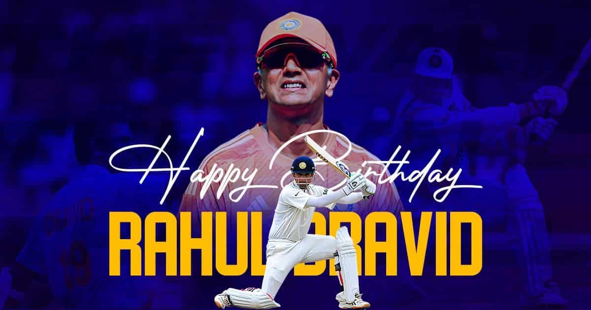 Celebrating the Indian Great Dravid's Birthday