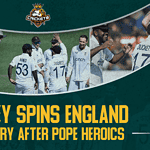 Hartley Spins England to Victory after Pope Heroics